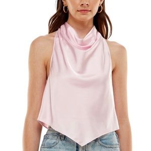 WAYF Piper Silky Halter Top
